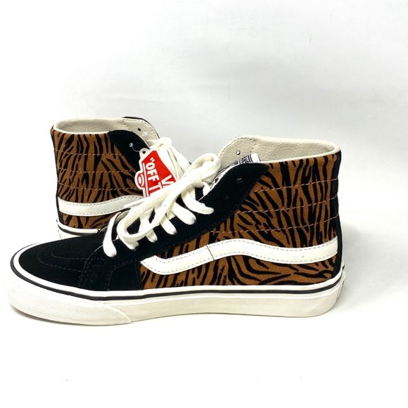 💖MEGA SALE💖VANS SK8-HI 38 Decon S Animal Stripes Women Black Brown   VN0A4UWN9 - Picture 7 of 9